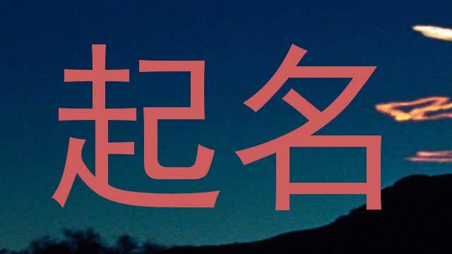 起名