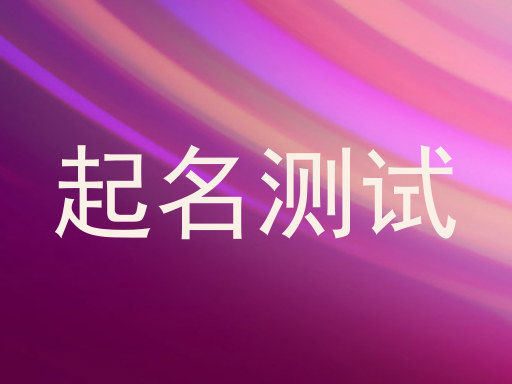 起名测试