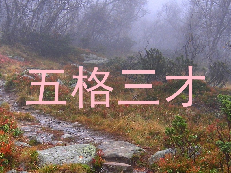 五格三才