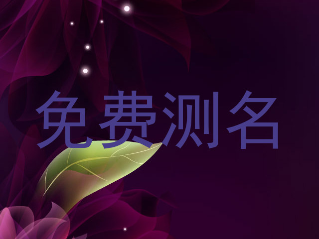 免费测名