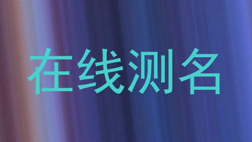 在线测名
