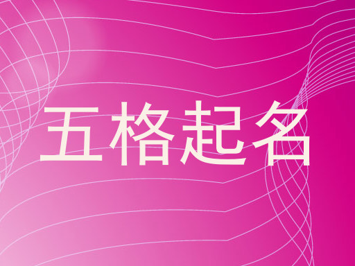 五格起名