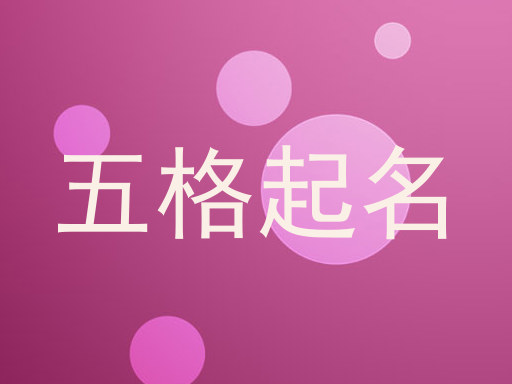 五格起名