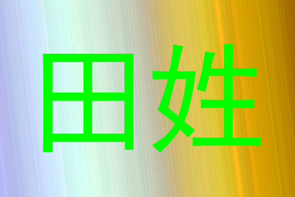 田姓