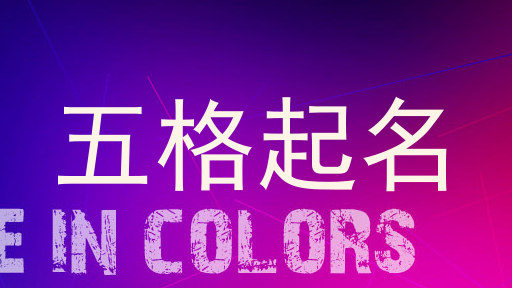 五格起名