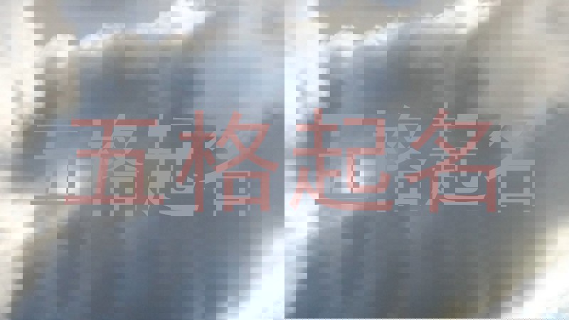 五格起名