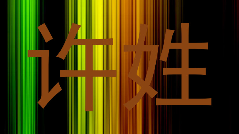 许姓