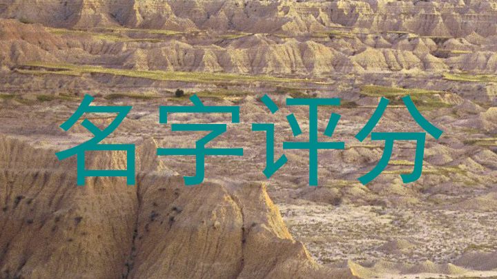 名字评分