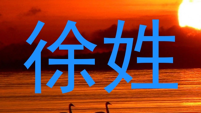 徐姓