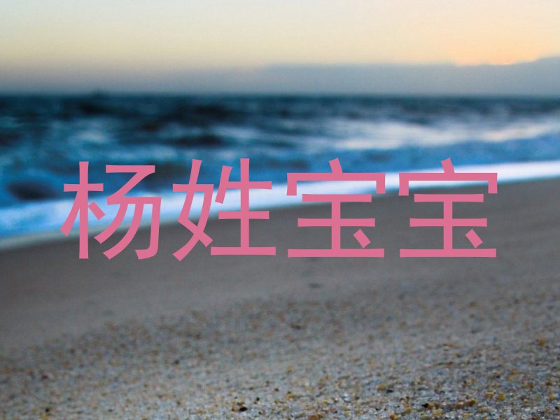 杨姓宝宝