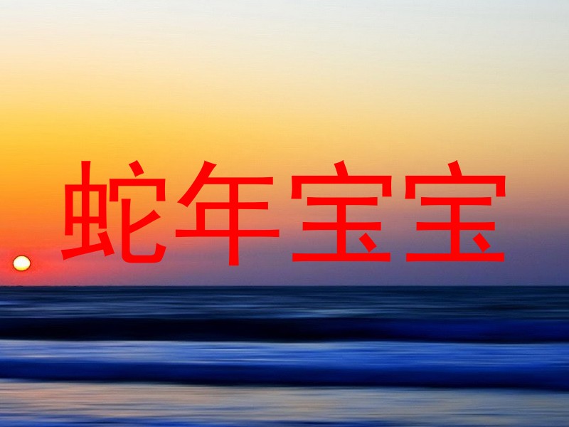 蛇年宝宝
