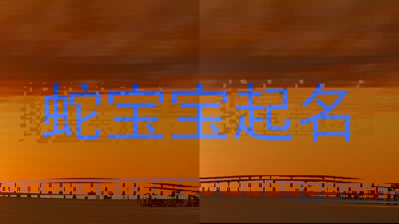 蛇宝宝起名
