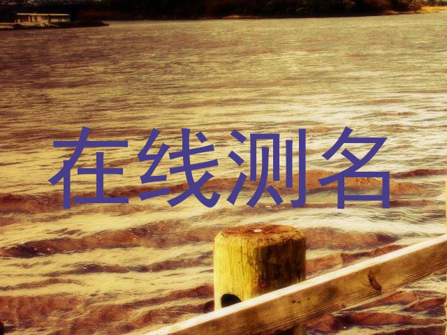 在线测名
