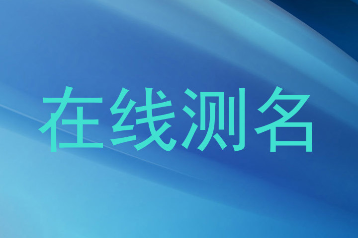 在线测名