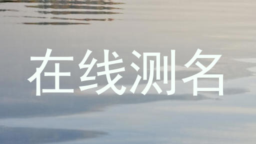 在线测名