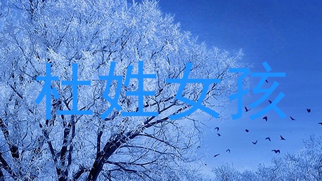 杜姓女孩