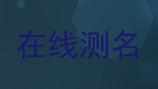 在线测名