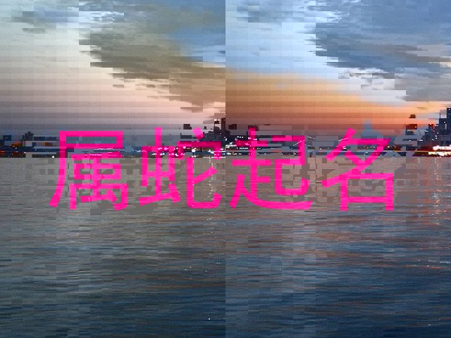 属蛇起名