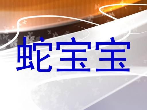 蛇宝宝