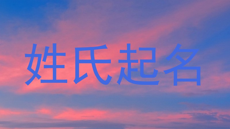 姓氏起名