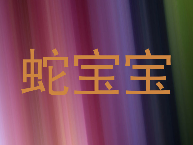 蛇宝宝