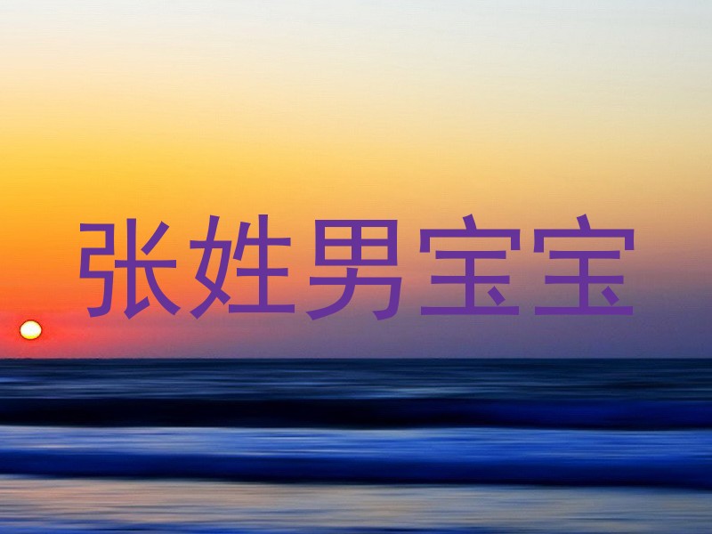 张姓男宝宝