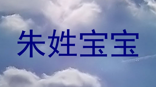 朱姓宝宝