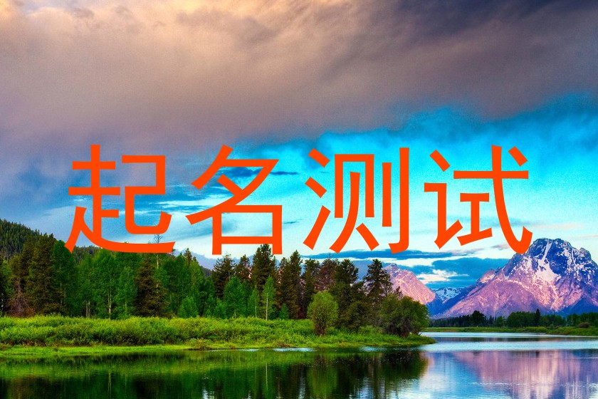 起名测试