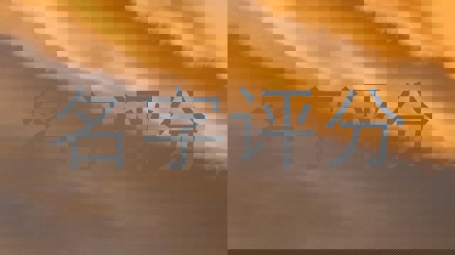 名字评分