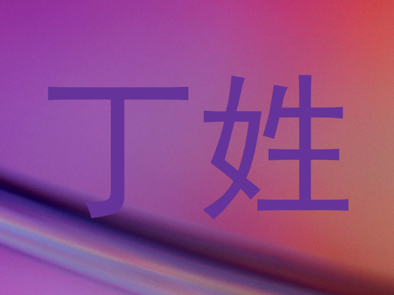 丁姓