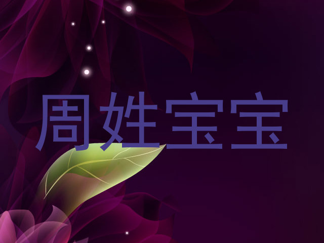 周姓宝宝
