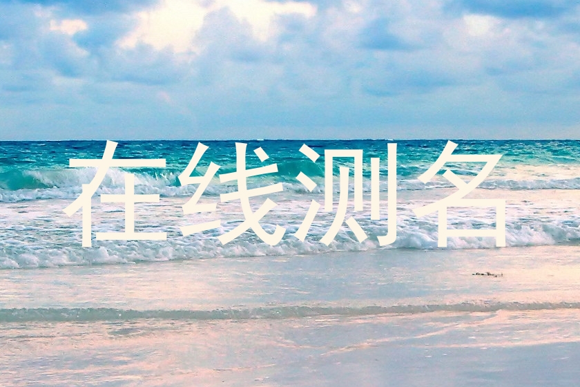 在线测名