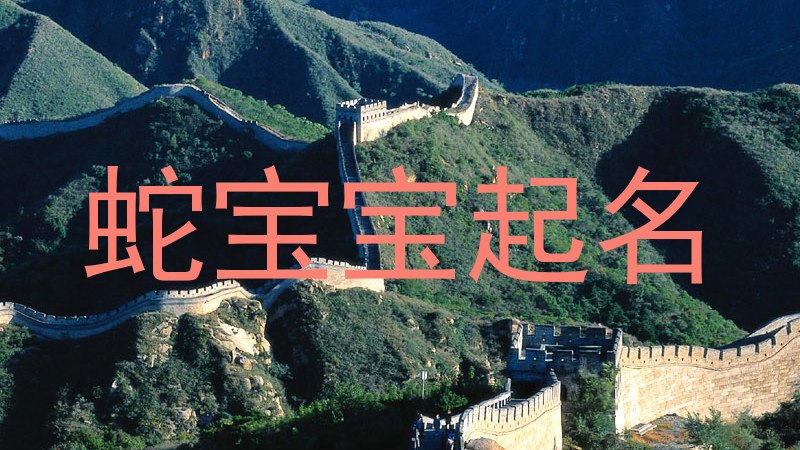 蛇宝宝起名