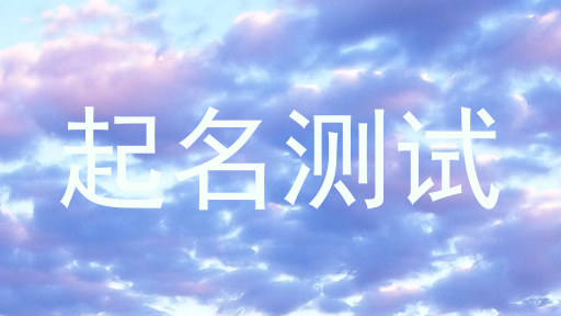 起名测试