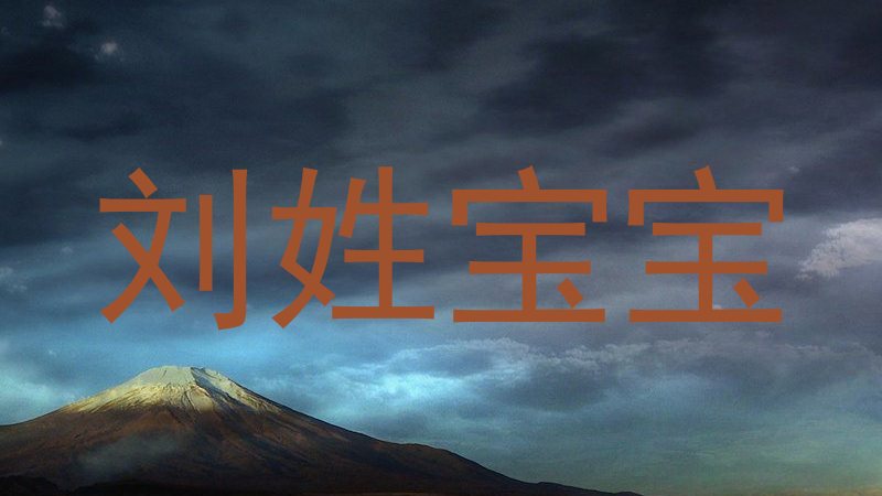 刘姓宝宝