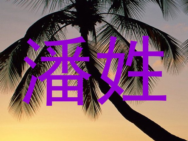 潘姓