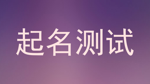 起名测试