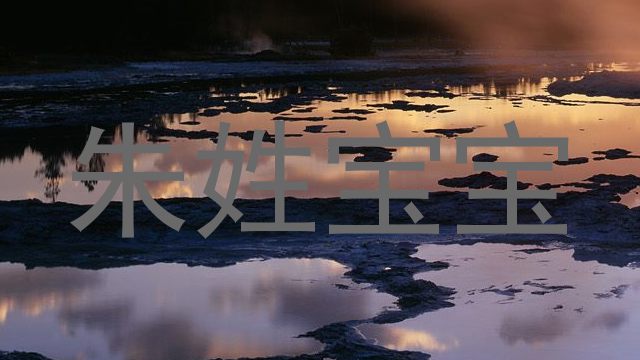 朱姓宝宝