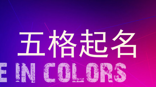 五格起名