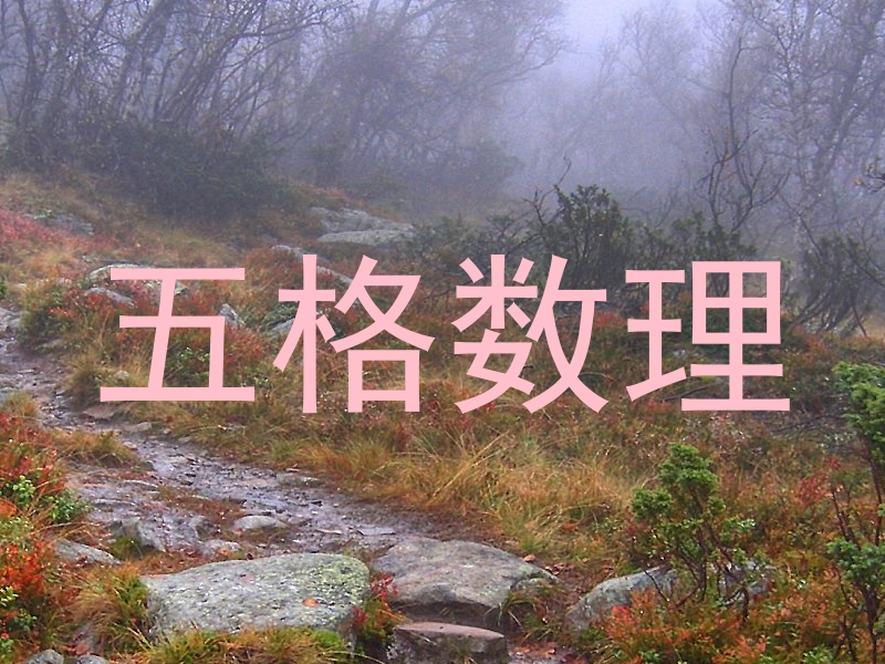 五格数理