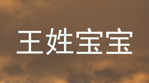 王姓宝宝