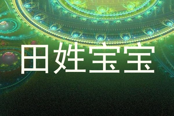 田姓宝宝