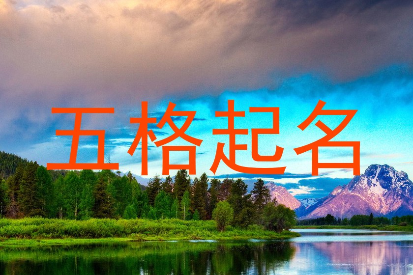 五格起名