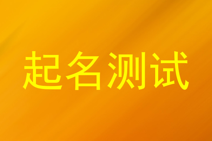 起名测试