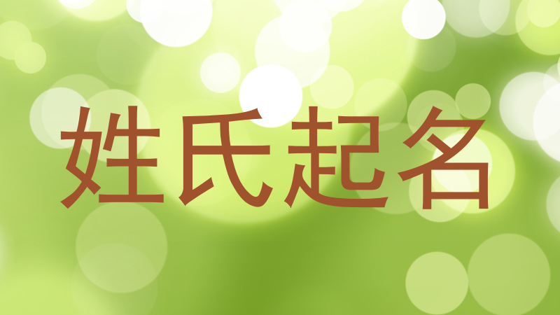 姓氏起名