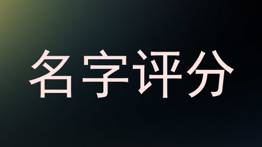 名字评分