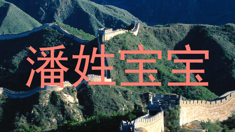 潘姓宝宝