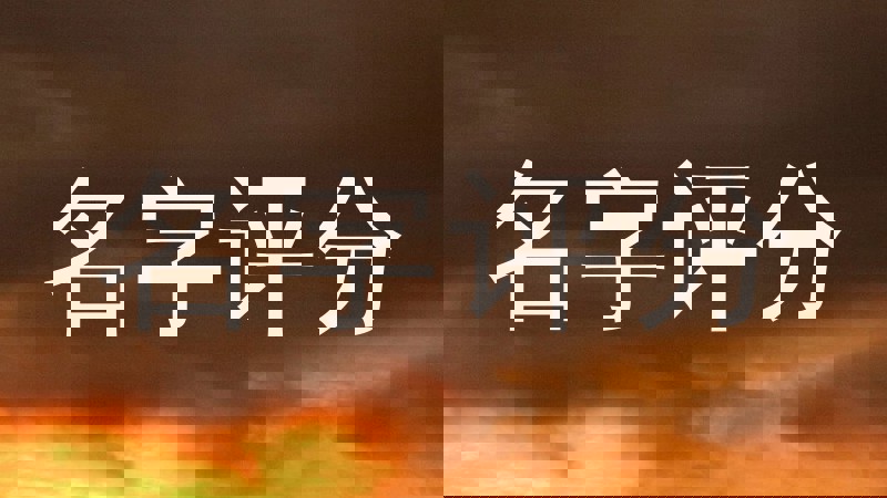 名字评分