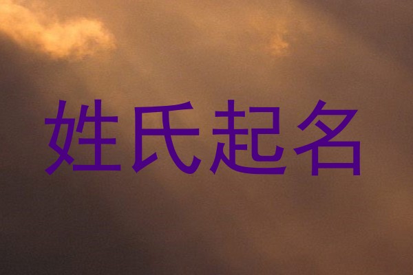 姓氏起名