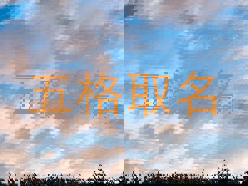 五格取名